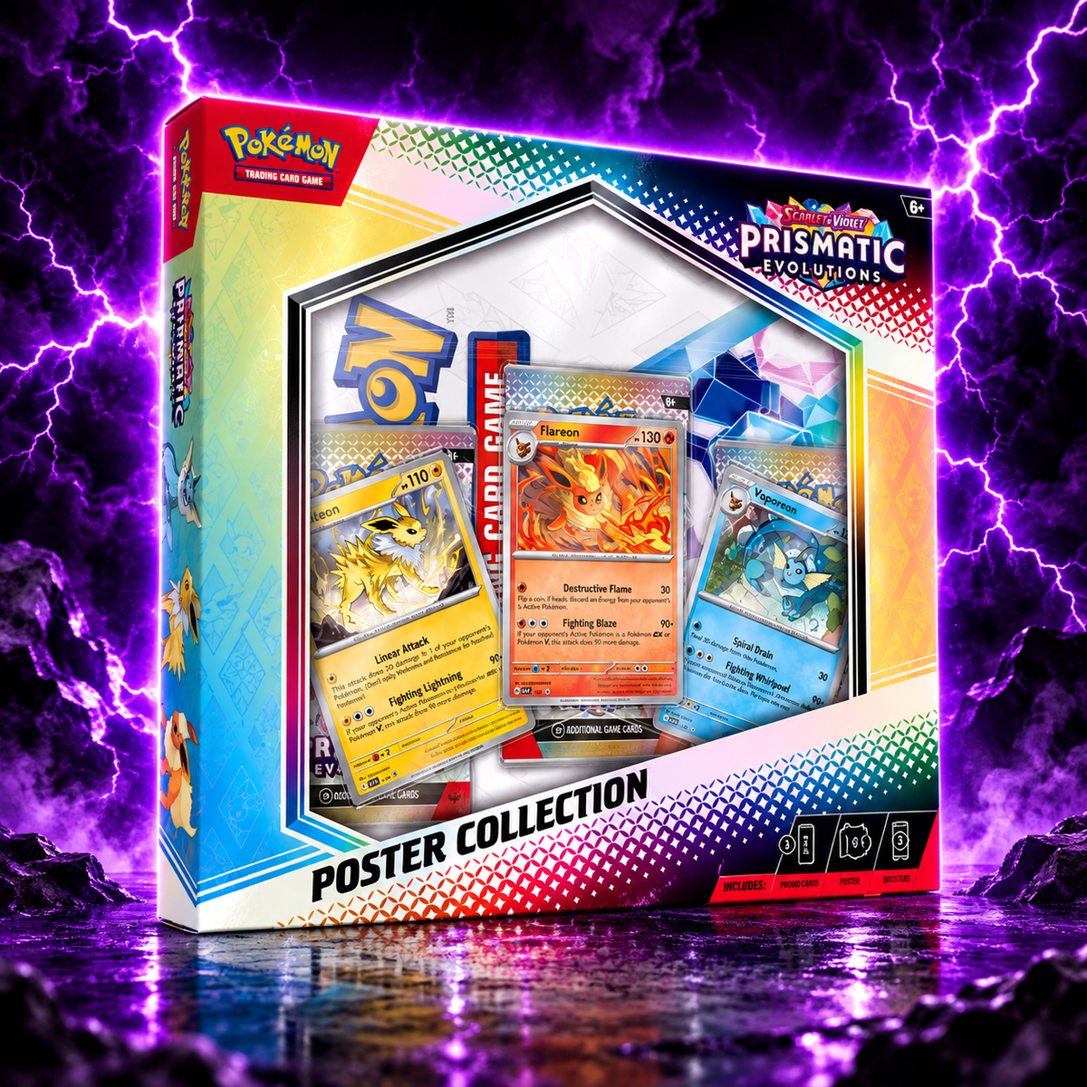Pokémon TCG: Prismatic Evolutions Poster Collection