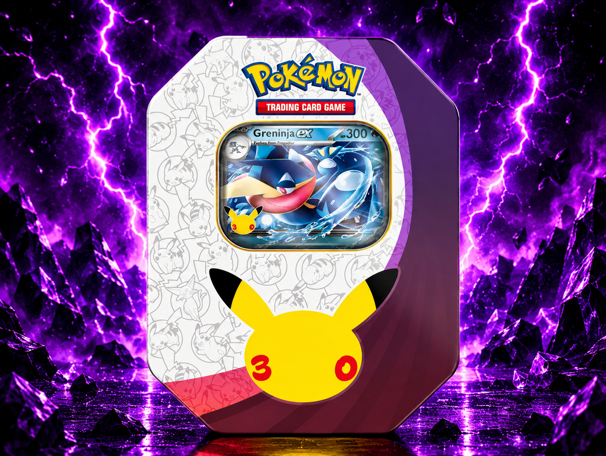 Pokémon TCG: 30th Celebration – Greninja ex Tin