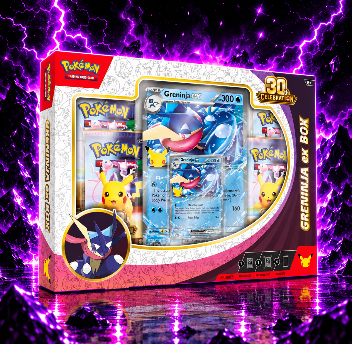 Pokémon TCG: 30th Celebration – Greninja ex Box